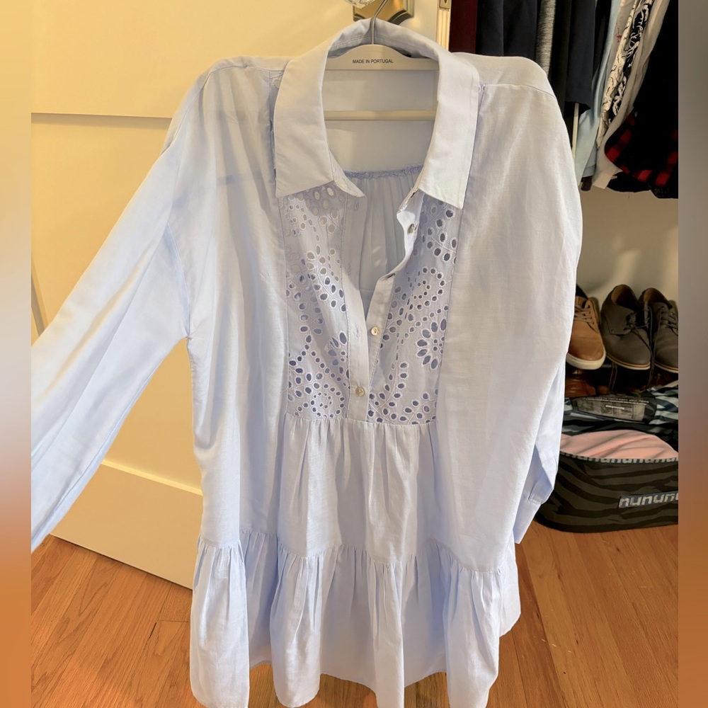 Blue Zara Dress Size Medium